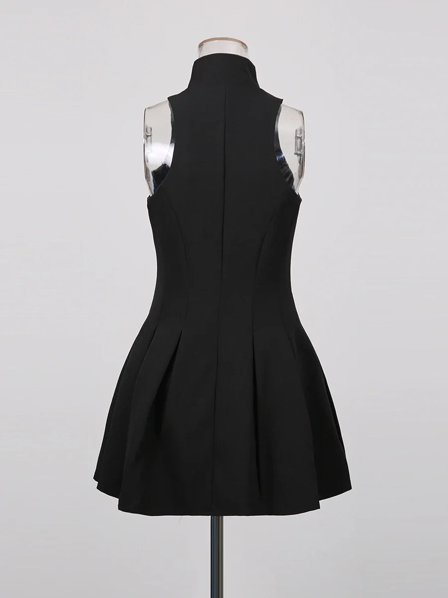 The Sloane Zip-Detail Mini Dress from the After Dark at Lavishly Me