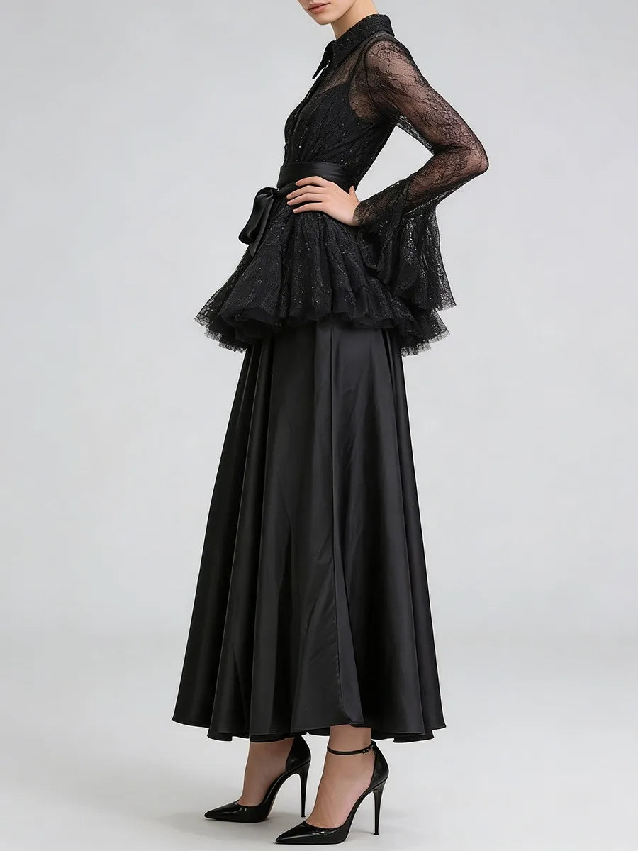 The Genevieve Lace Layered Dress Set from the Soft & Sophisticated at Lavishly Me