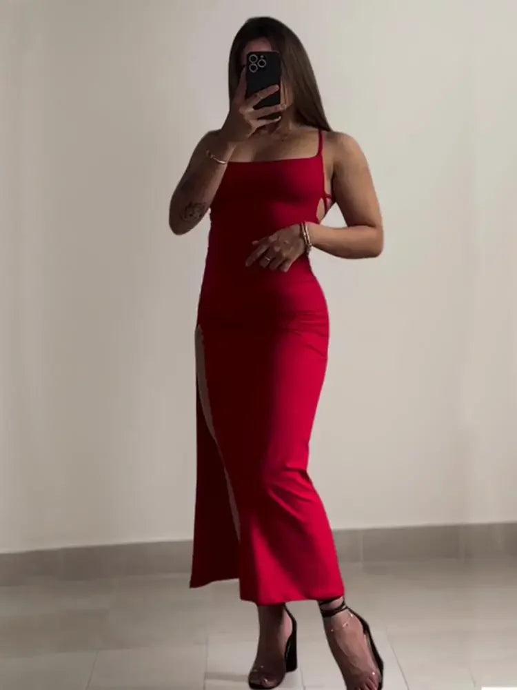 The Ibiza Halter Bodycon Mini Dress from the After Dark at Lavishly Me