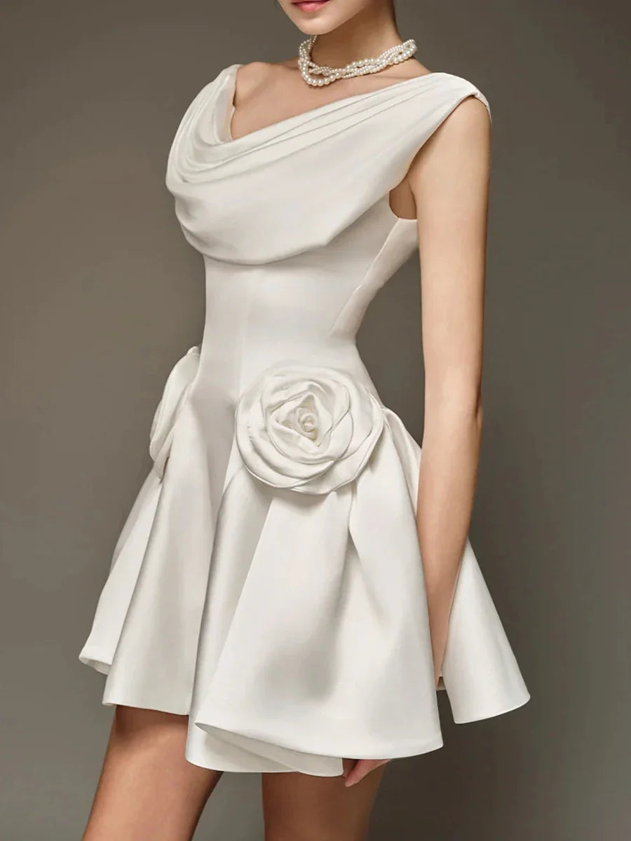 The Élodie Appliqué Mini Dress from the After Dark at Lavishly Me