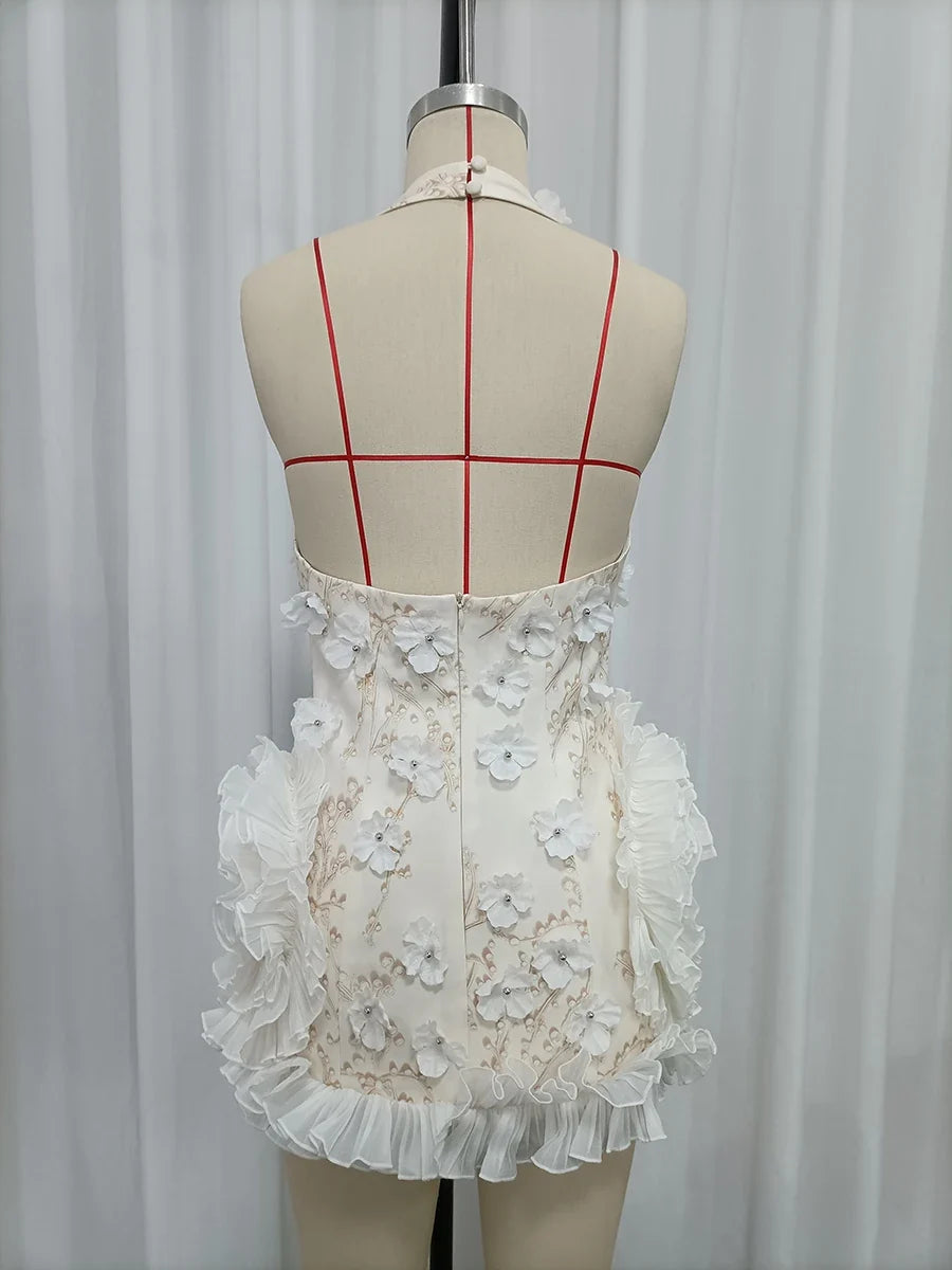 The Isla Floral Halter Dress from the Soft & Sophisticated at Lavishly Me