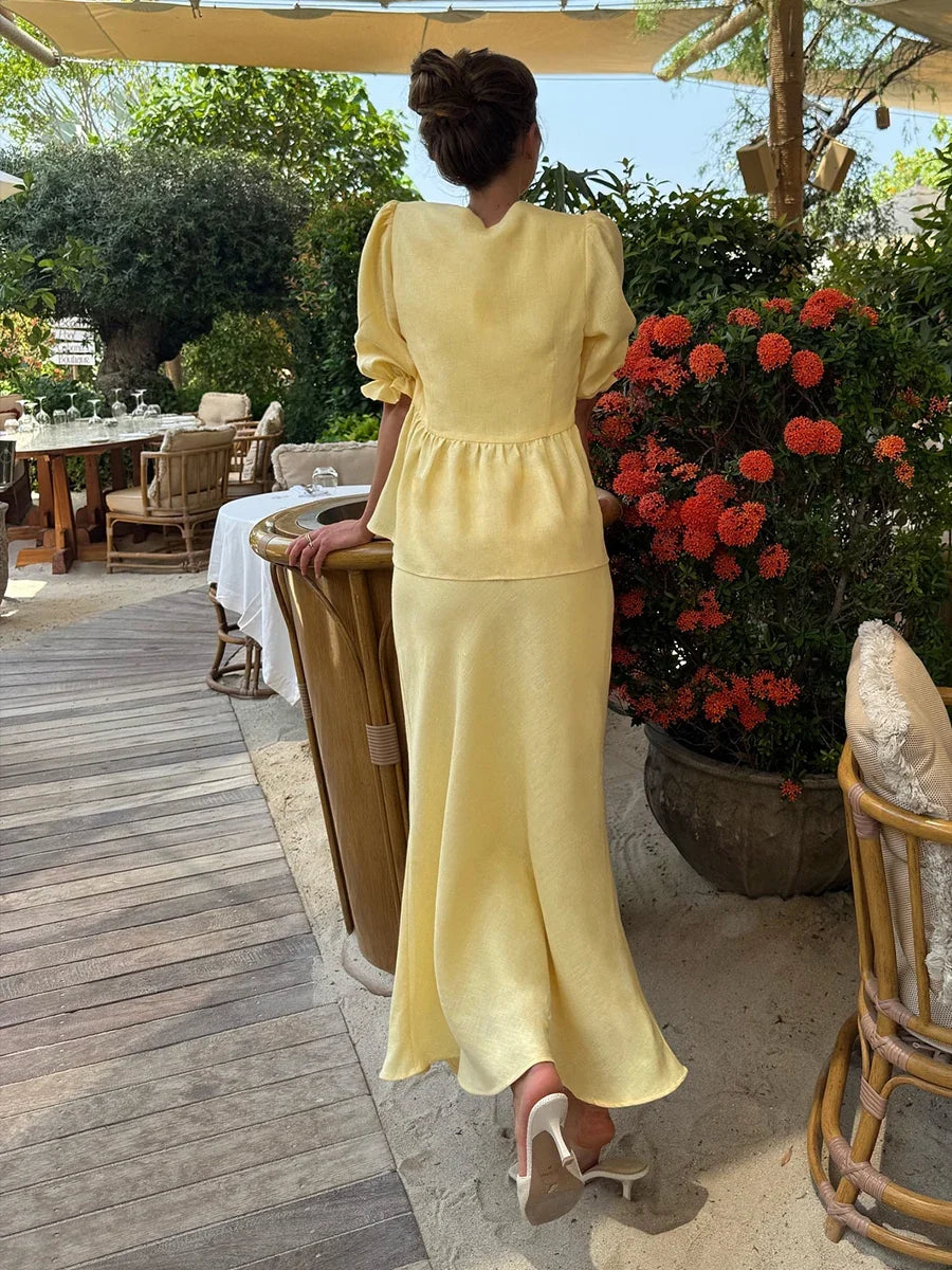 The Savannah Cotton Skirt Set from the Everyday Luxe at Lavishly Me