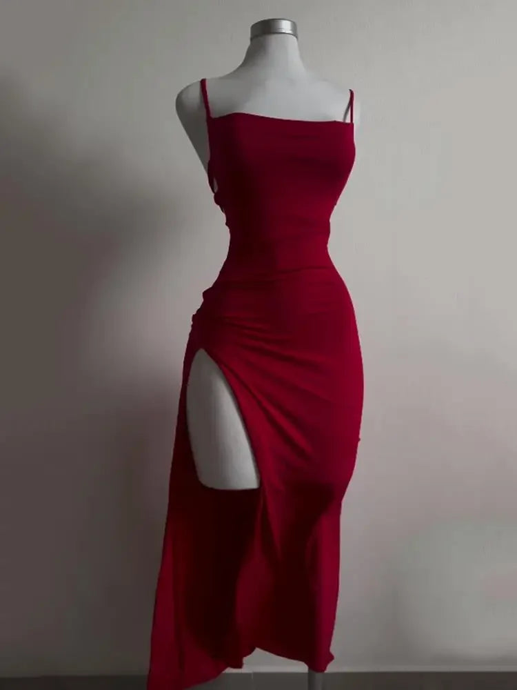 The Ibiza Halter Bodycon Mini Dress from the After Dark at Lavishly Me
