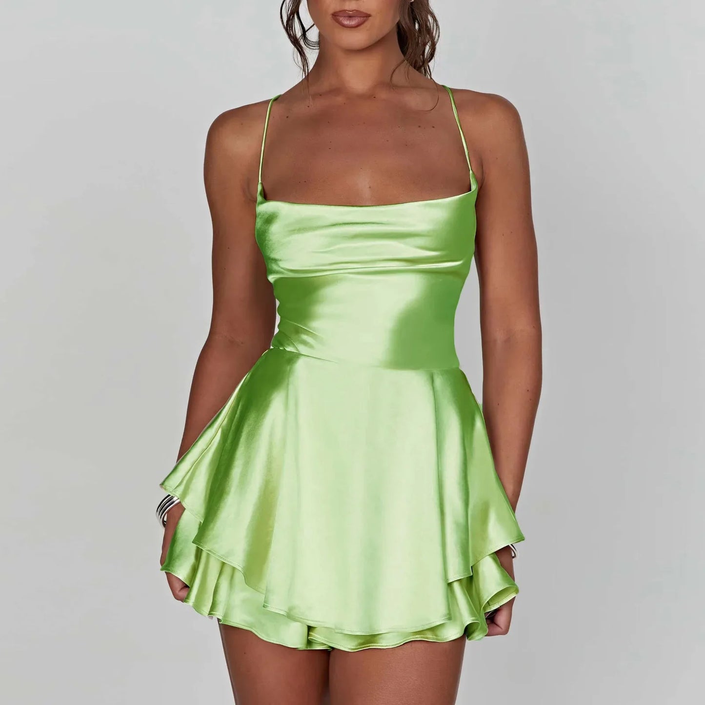 The Champagne Cowl-Neck Romper from the Soft & Sophisticated at Lavishly Me