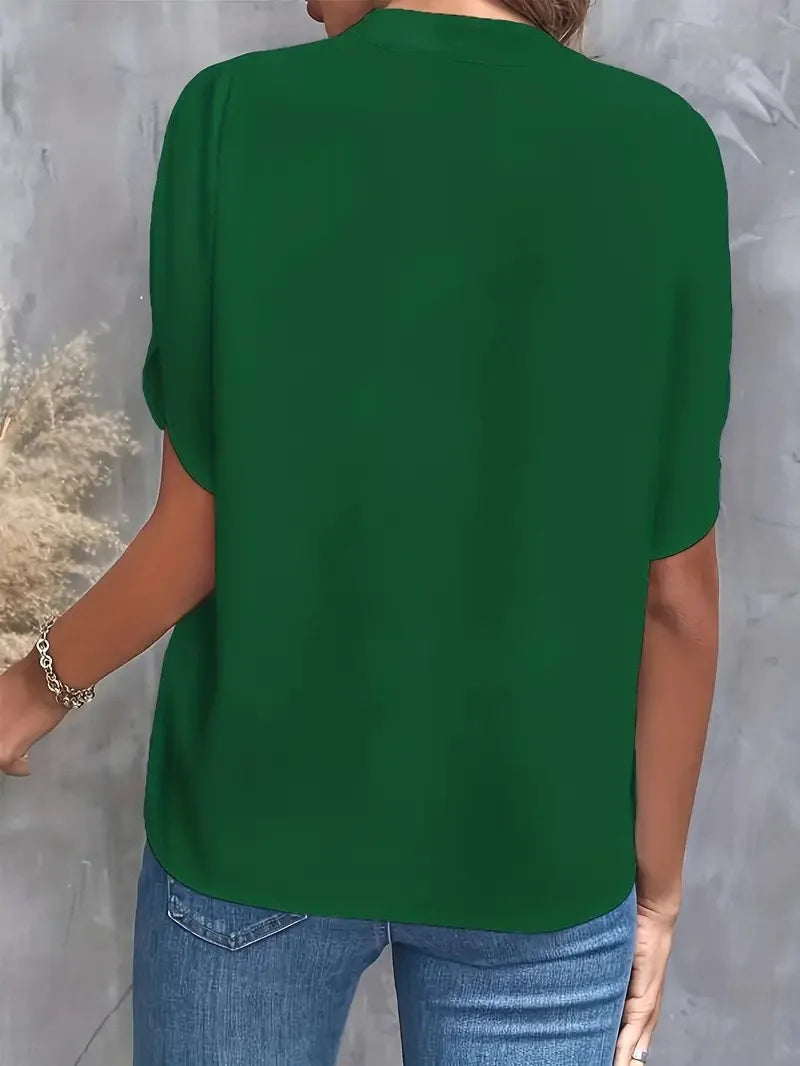 The Camille V-Neck Blouse
