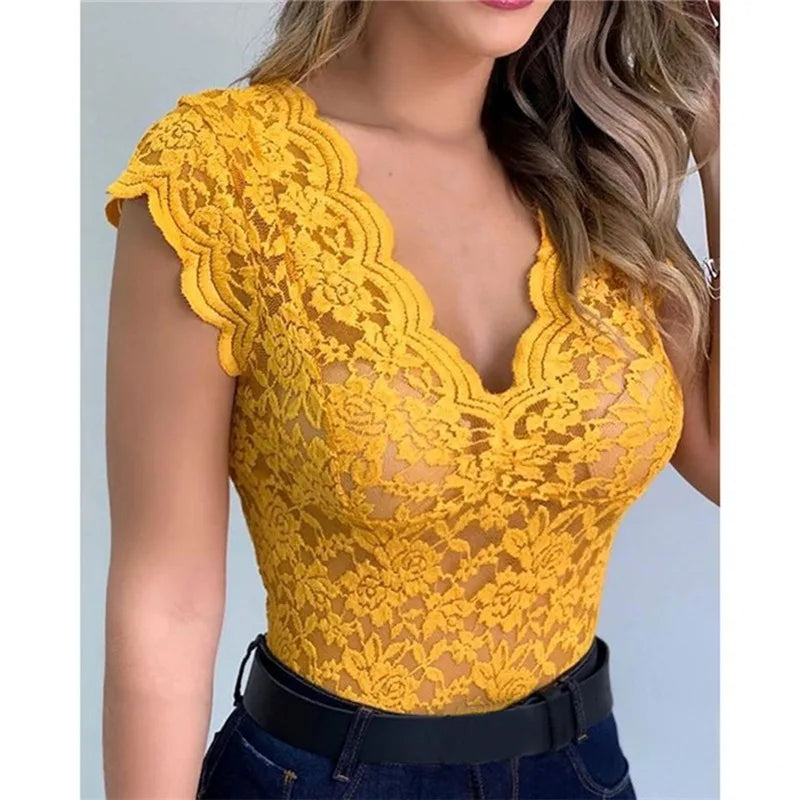 The Sweet Lace Camisole from the Soft & Sophisticated at Lavishly Me
