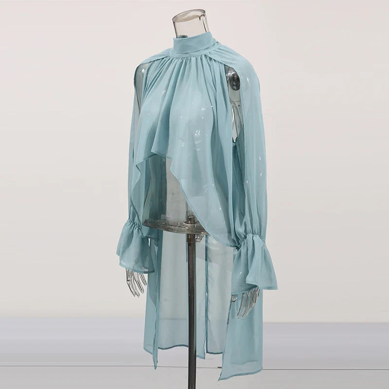 The Sable Minimalist Off-Shoulder Blouse from the After Dark at Lavishly Me