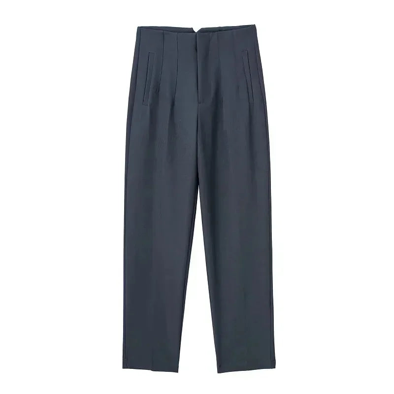 The Sutton High-Waist Cropped Trousers from the Boss Energy at Lavishly Me