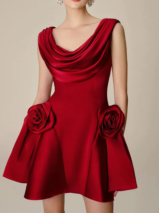 The Élodie Appliqué Mini Dress from the After Dark at Lavishly Me