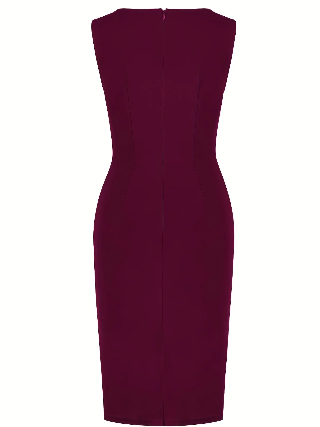 The Vivienne Ruffle Pencil Dress from the Soft & Sophisticated at Lavishly Me