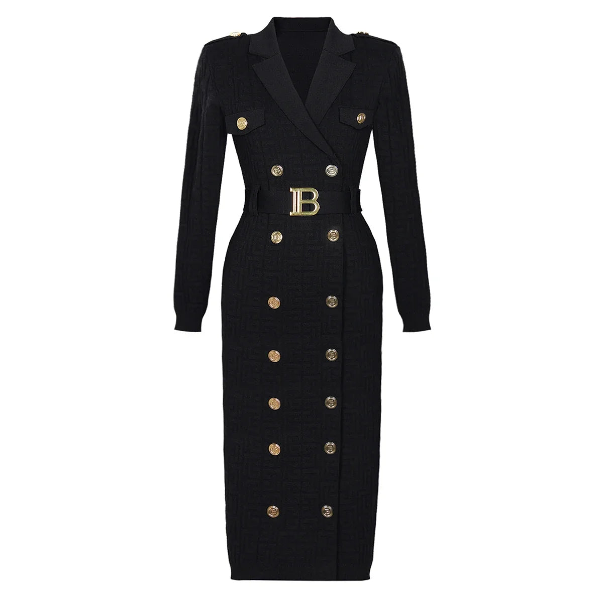 The Beaumont Double-Breasted Longline Dress from the Lavishly Me Edit at Lavishly Me