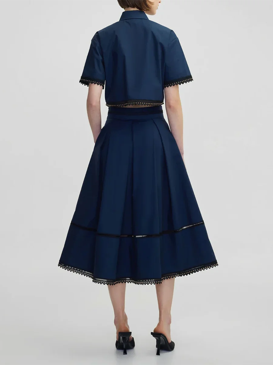 The Kensington Collared Skirt Set from the Everyday Luxe at Lavishly Me