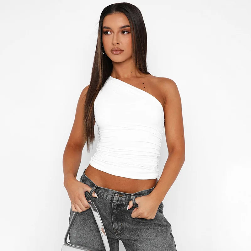 The Sienna One-Shoulder Tank from the Lavishly Me Edit at Lavishly Me