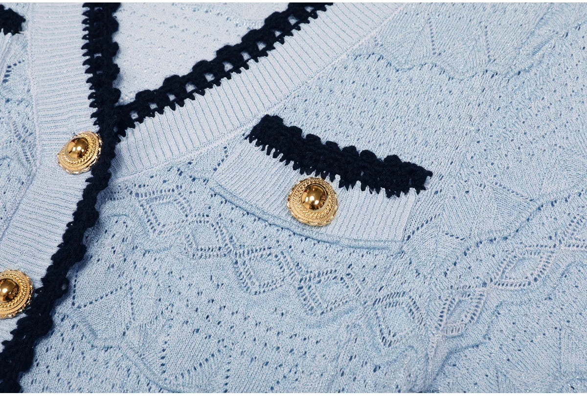 The Azure Belted Knit Vacation Dress from the Lavishly Me Edit at Lavishly Me