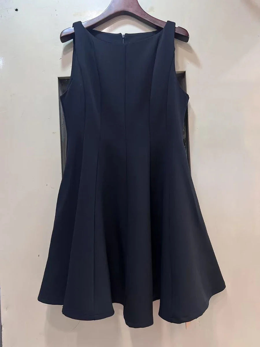 The Camille O-Neck Mini Dress from the After Dark at Lavishly Me