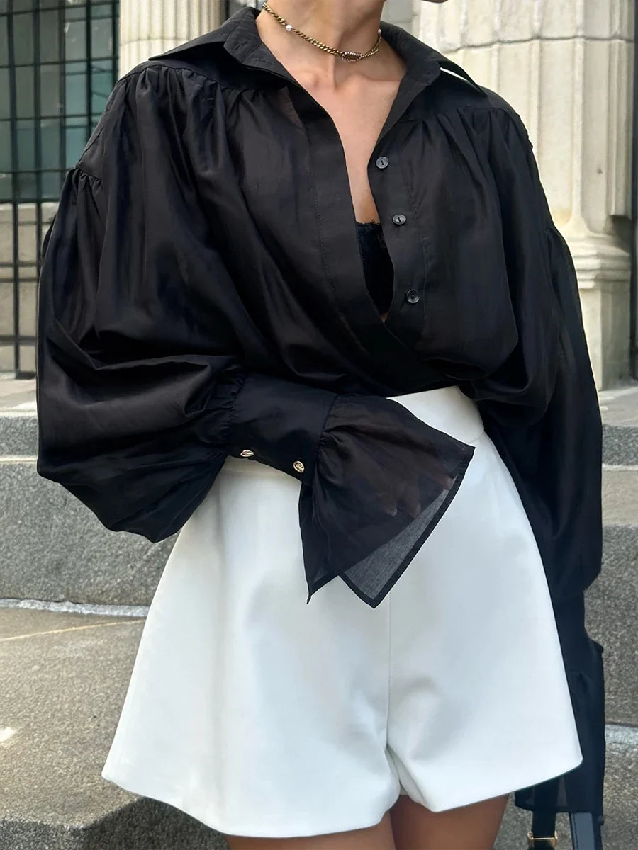 The Bellamy Flare-Sleeve Blouse from the Lavishly Me Edit at Lavishly Me