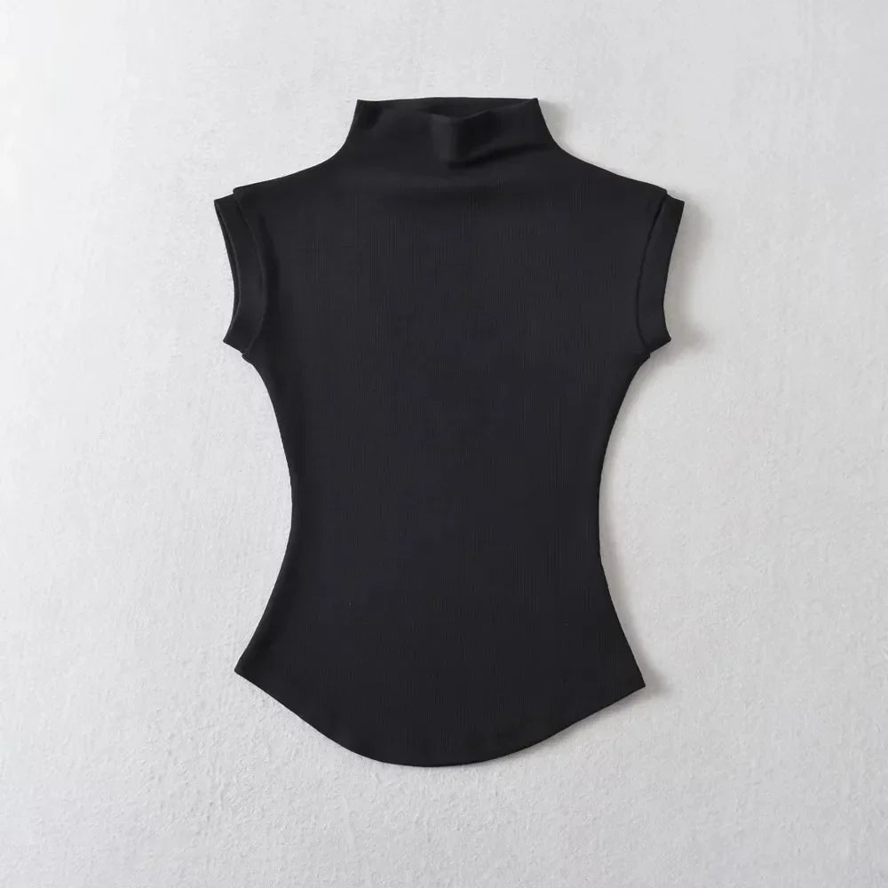 The Sloane Sleeveless Turtleneck
