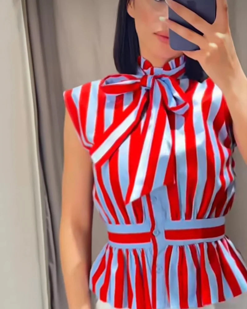 The Monaco Bow Blouse