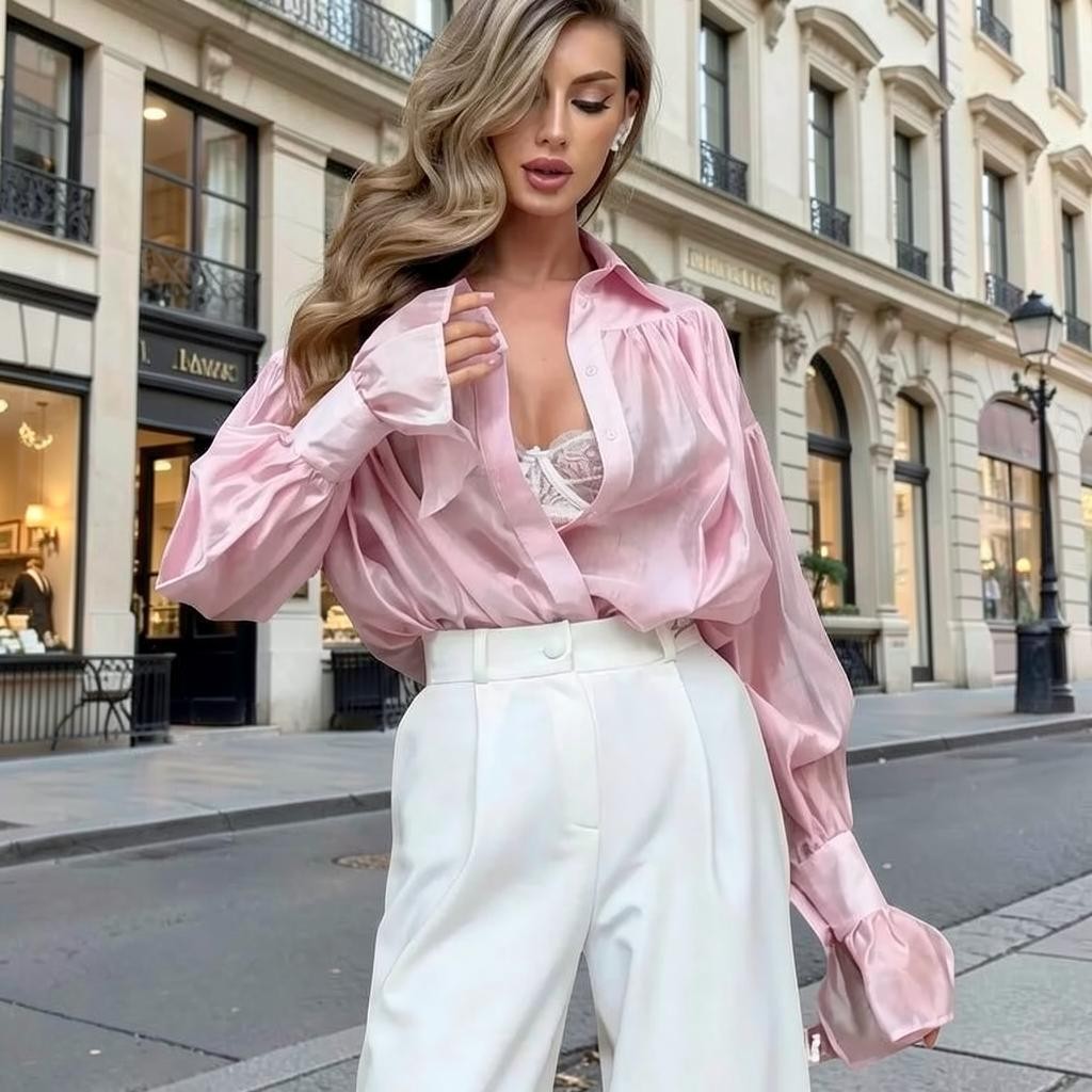 The Bellamy Flare-Sleeve Blouse from the Lavishly Me Edit at Lavishly Me