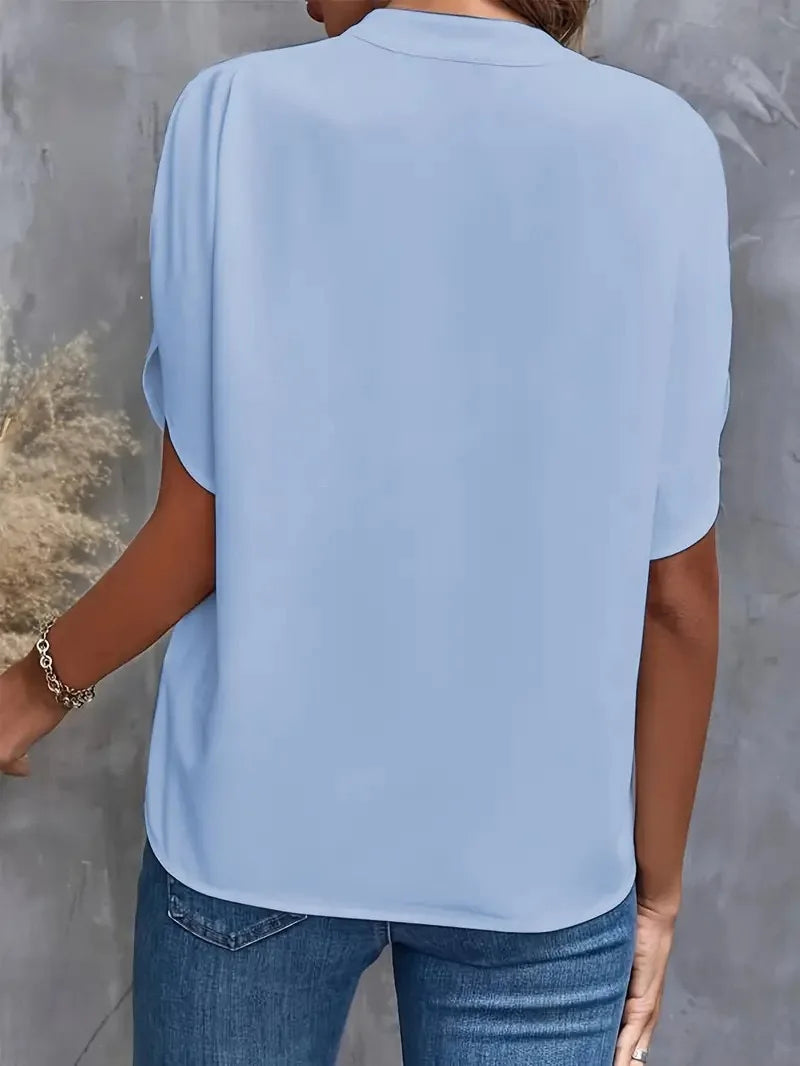 The Camille V-Neck Blouse from the Lavishly Me Edit at Lavishly Me