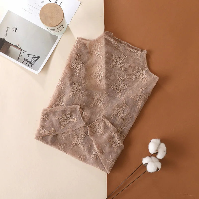 The Noir Veil Mesh Top