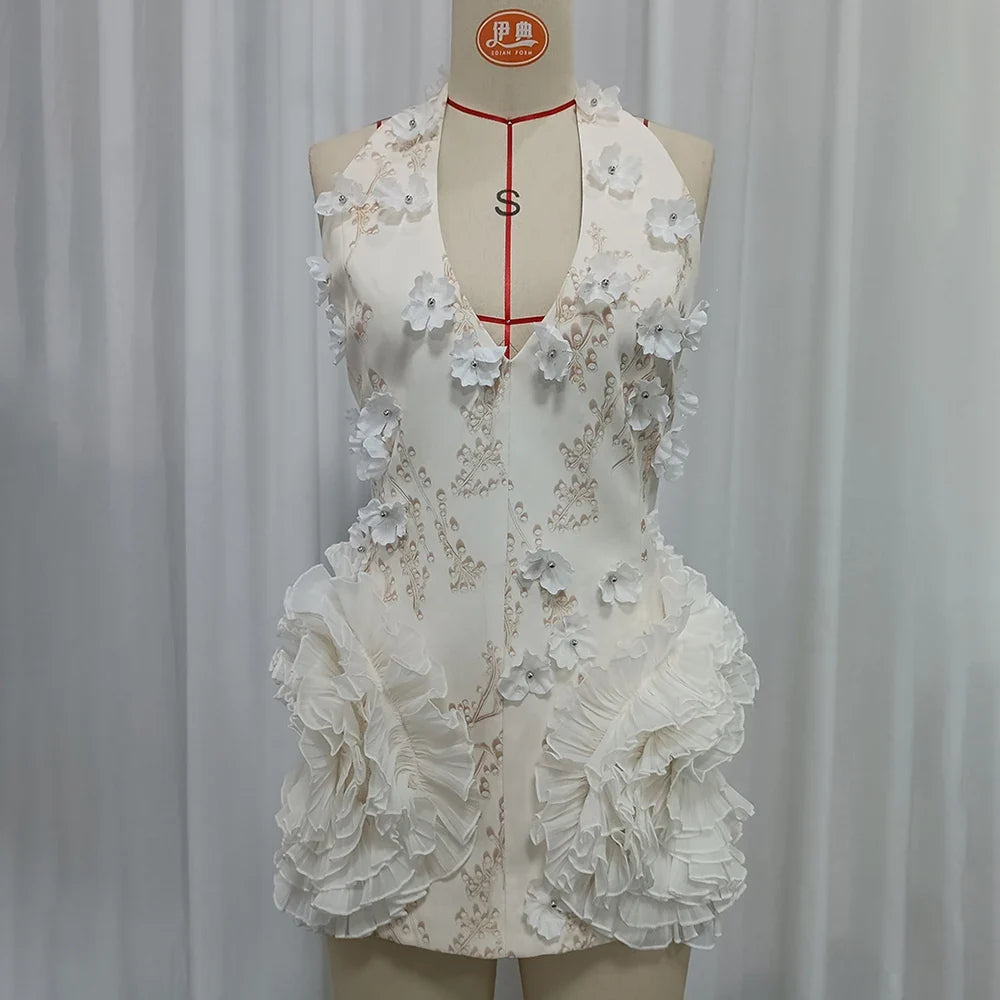 The Isla Floral Halter Dress from the Soft & Sophisticated at Lavishly Me