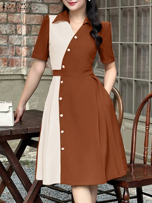 The Riviera Pleated Shirt Dress from the Lavishly Me Edit at Lavishly Me
