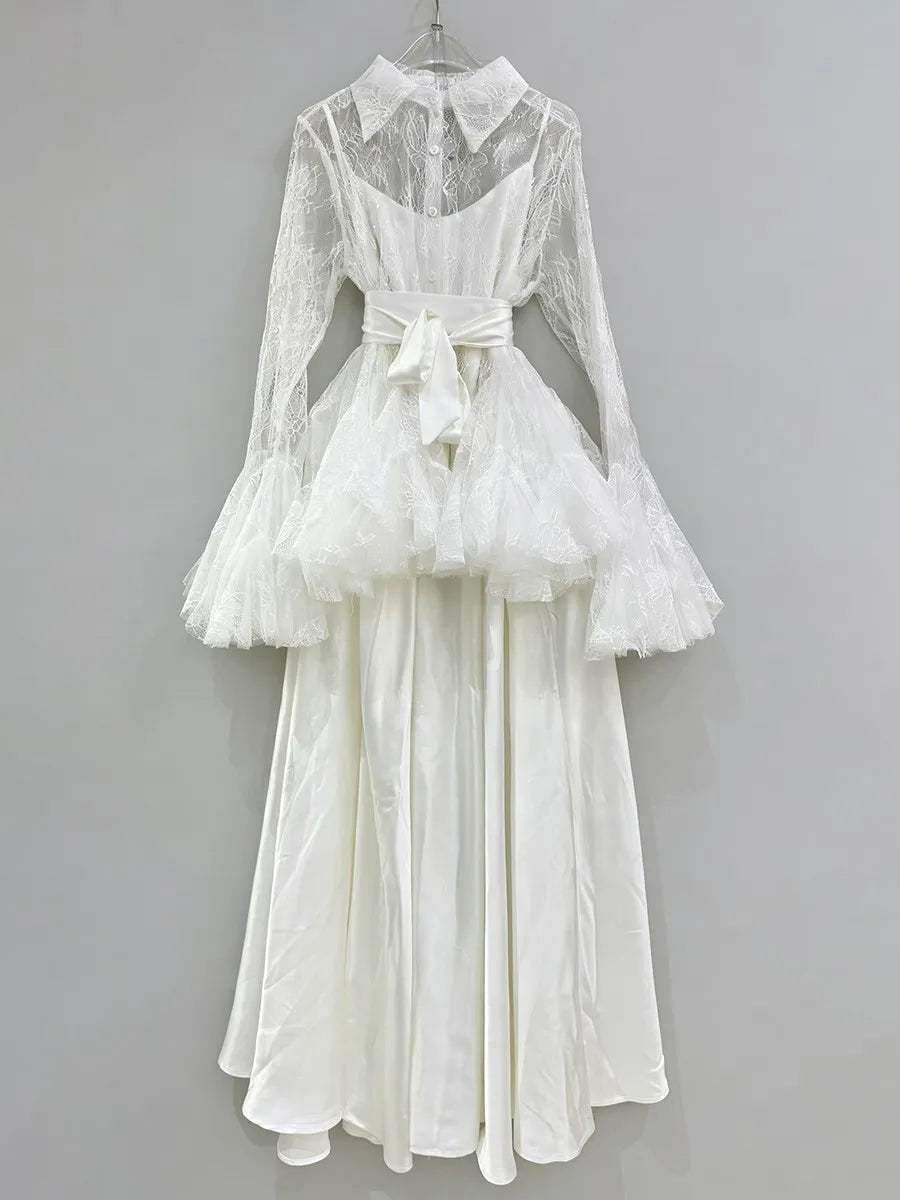 The Genevieve Lace Layered Dress Set from the Soft & Sophisticated at Lavishly Me