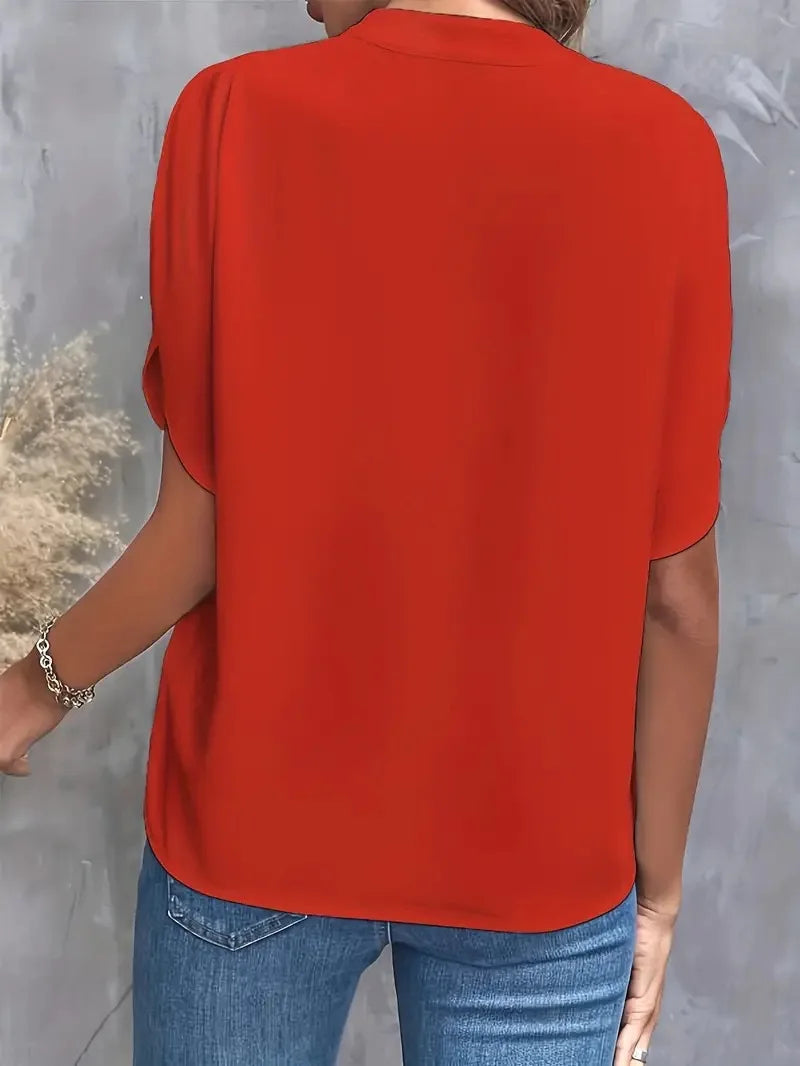 The Camille V-Neck Blouse from the Lavishly Me Edit at Lavishly Me