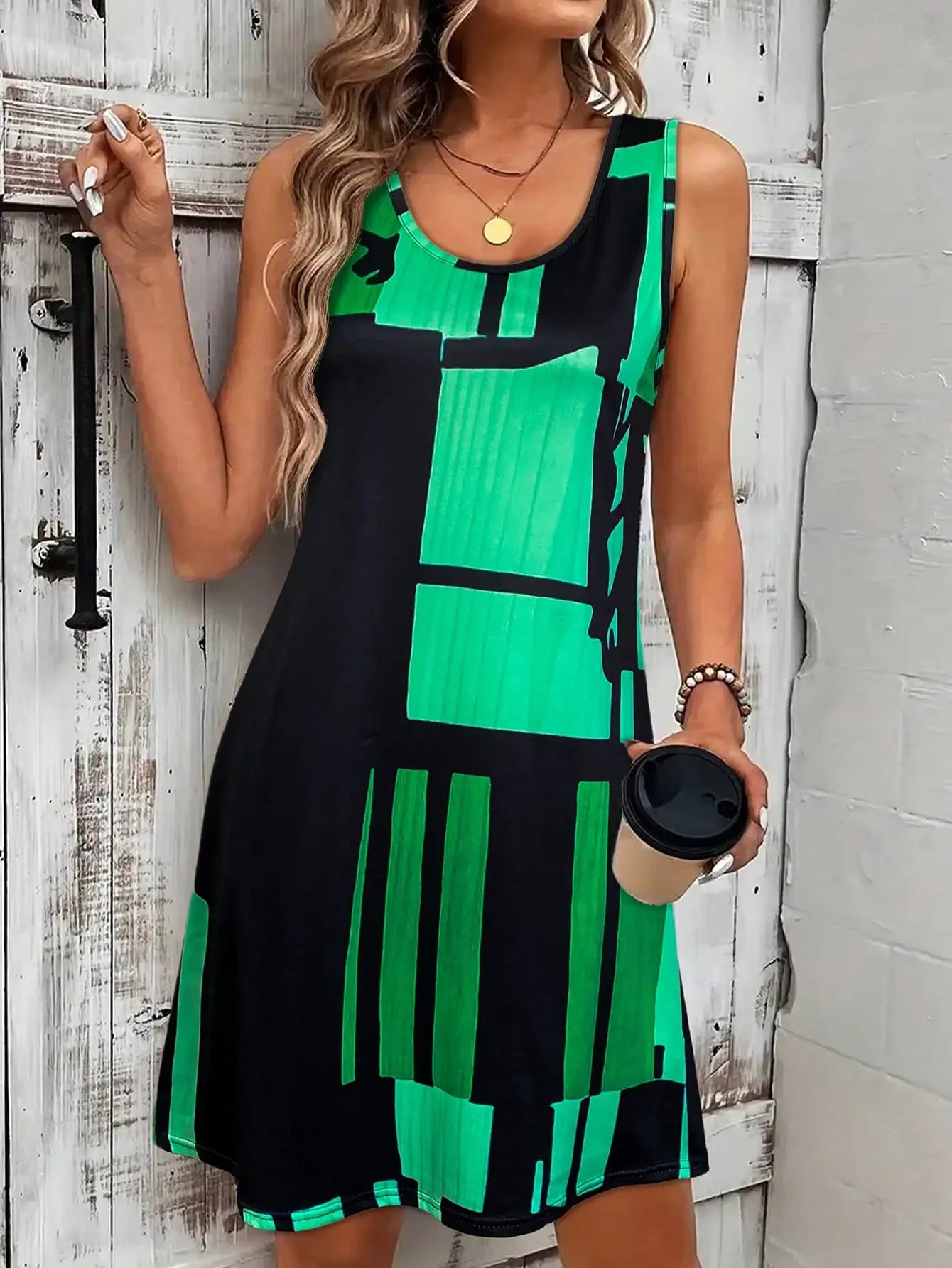 The Riviera Geo Midi Dress from the Lavishly Me Edit at Lavishly Me