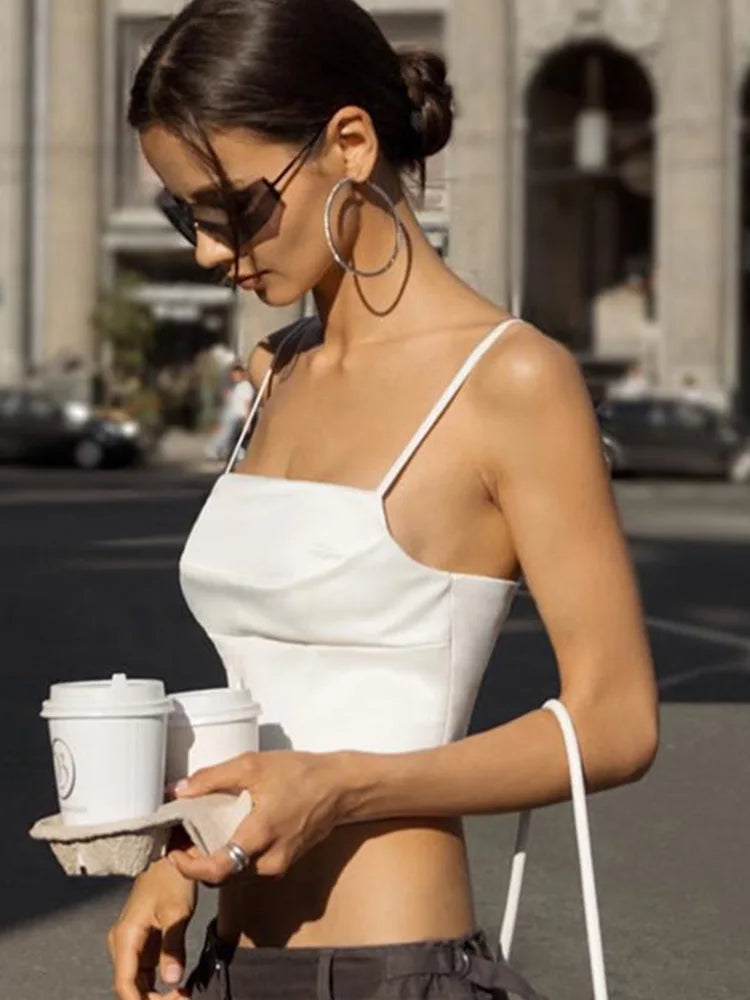 The Valencia Lace-Up Crop Top from the Soft & Sophisticated at Lavishly Me