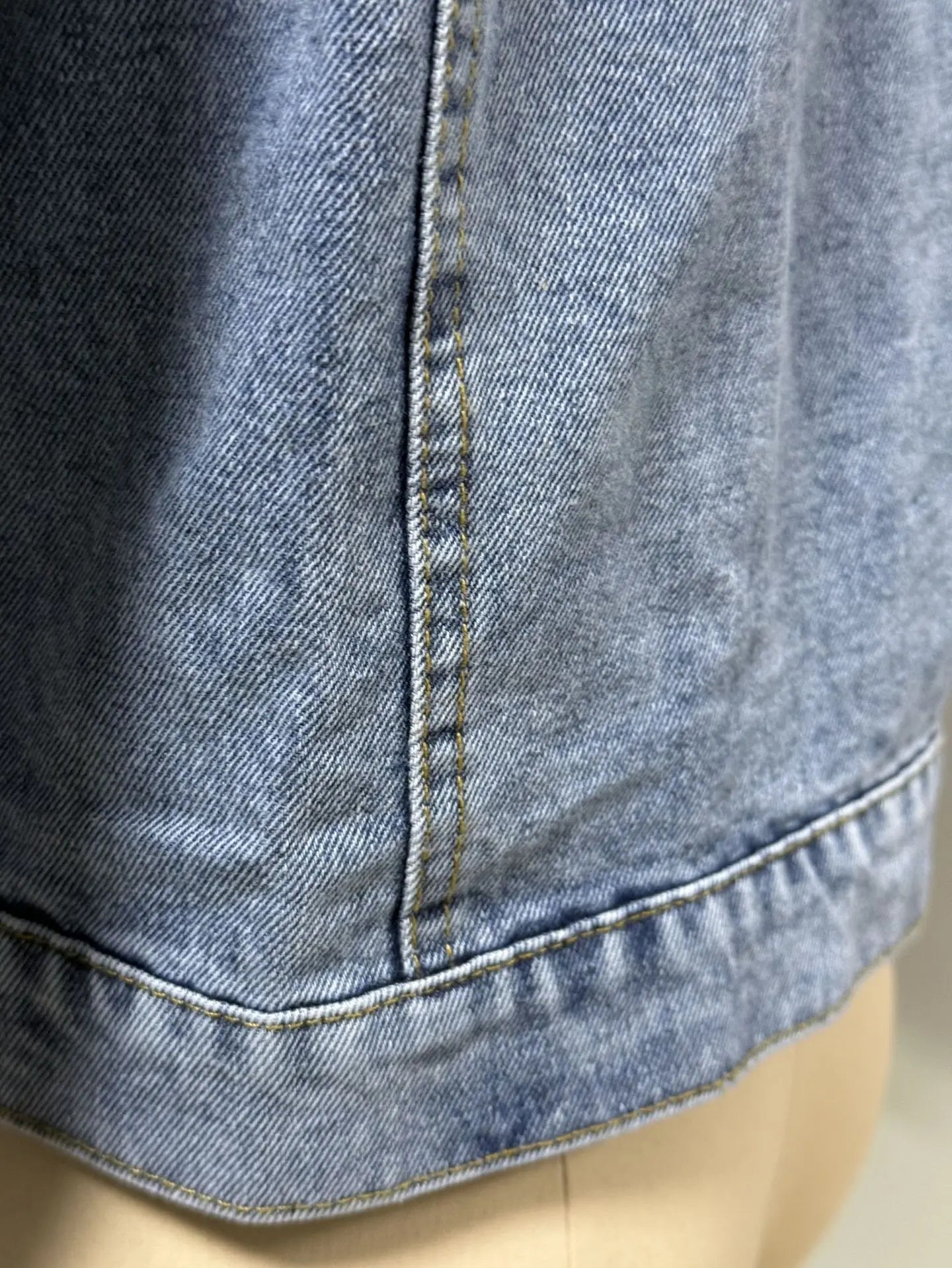 The Celeste Beaded Denim Jacket