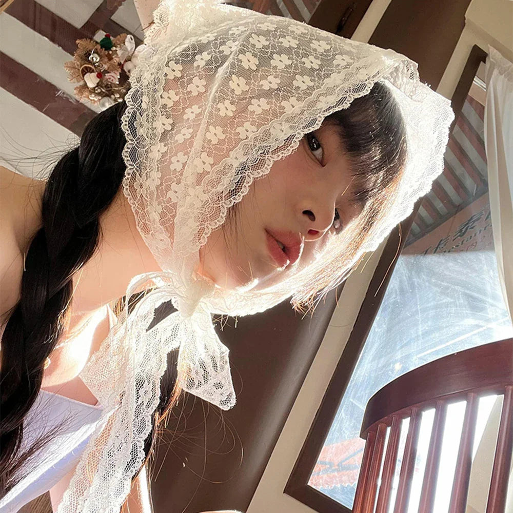 The Fleur Lace Scarf from the Soft & Sophisticated at Lavishly Me