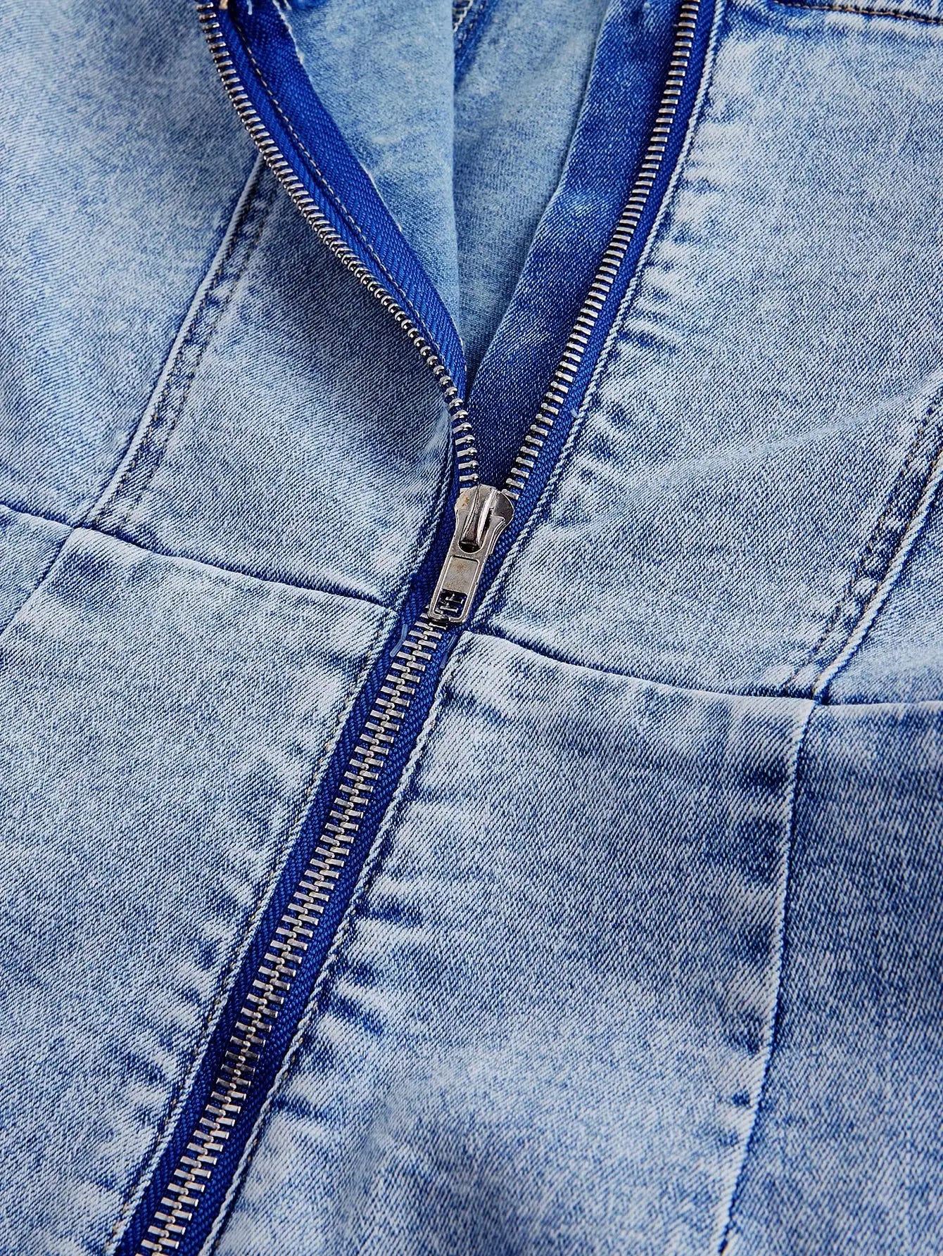 The Riviera Twist Denim Dress