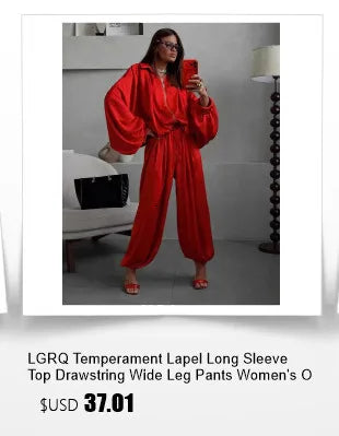 LGRQ Women's Clothing 2026 Summer New Casual Strapless Vest Long Cardigan Wide-Leg Pants Three-Piece Set