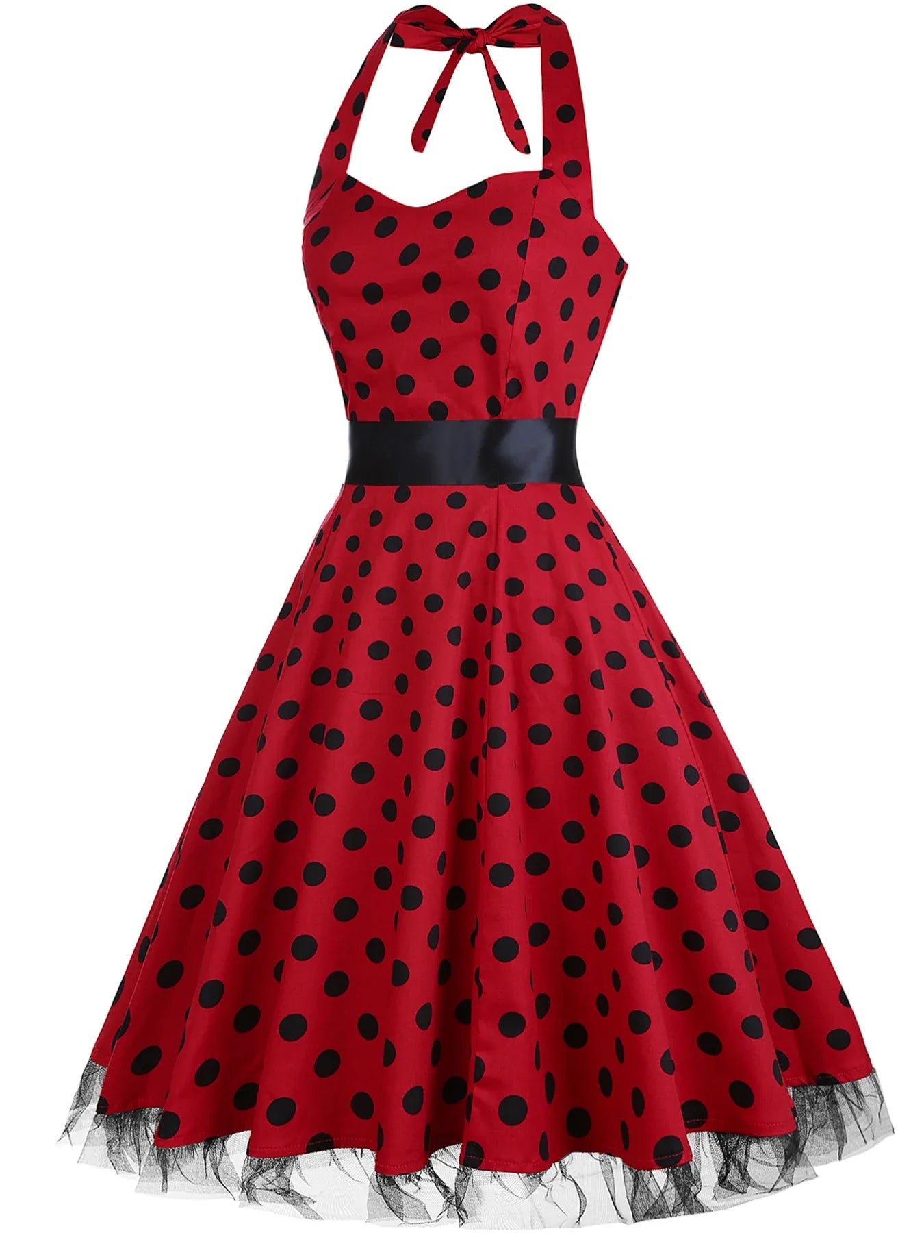 The Audrey Polka Dot Halter Dress from the Lavishly Me Edit at Lavishly Me