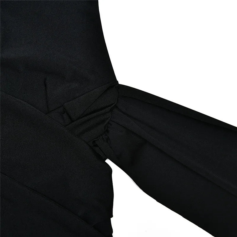 The Sloane Ruched Turtleneck Mini from the After Dark at Lavishly Me