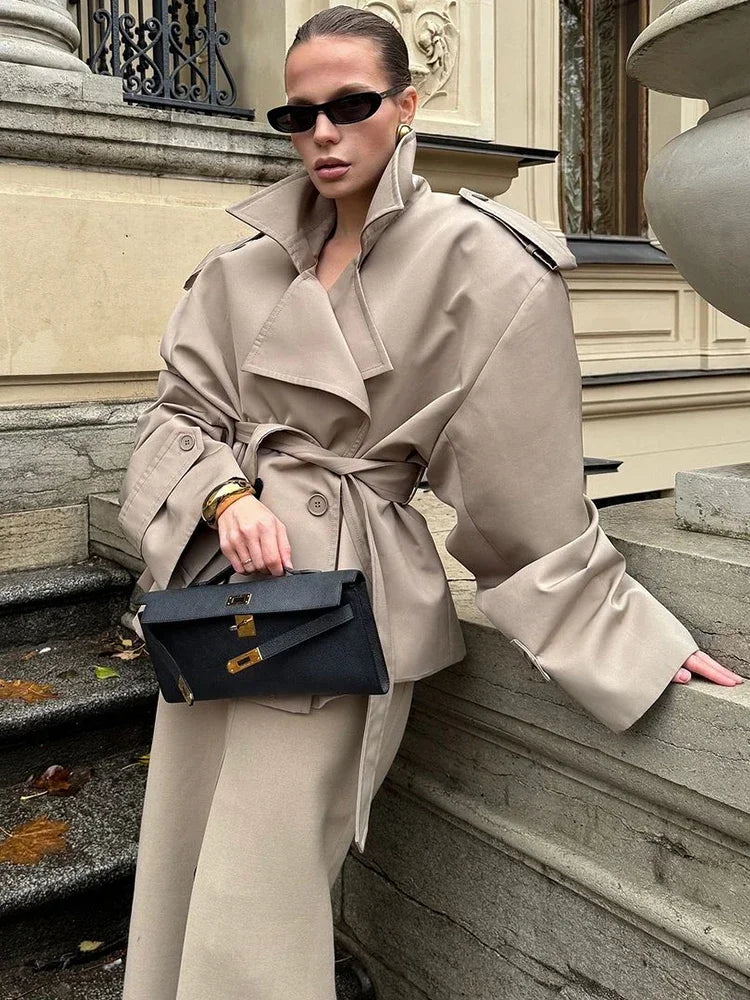 The Chelsea Cropped Trench Jacket from the Lavishly Me Edit at Lavishly Me