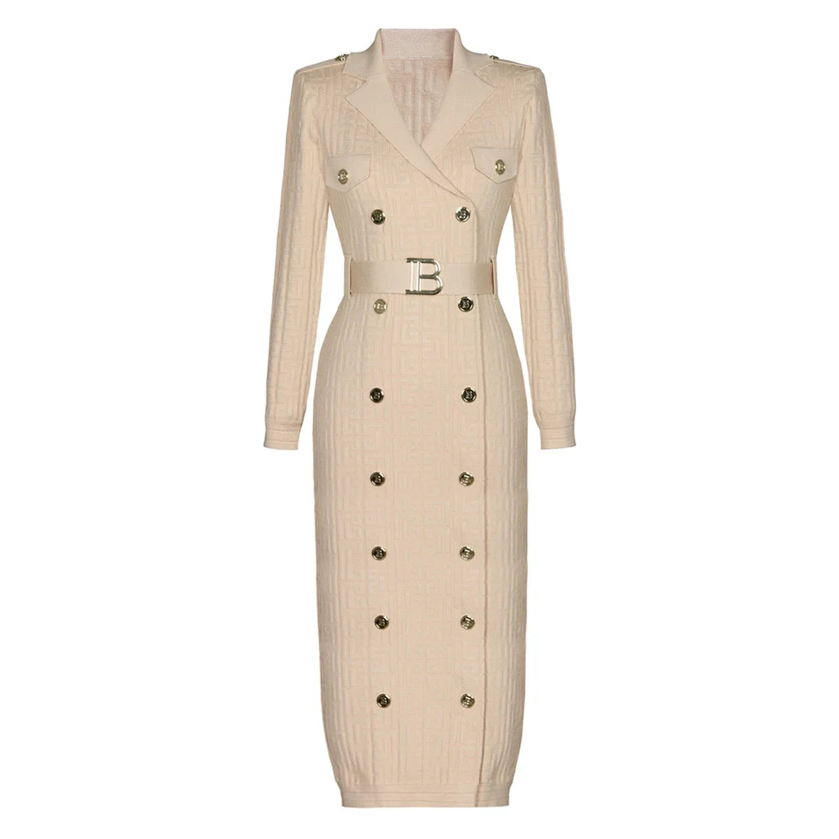 The Beaumont Double-Breasted Longline Dress from the Lavishly Me Edit at Lavishly Me