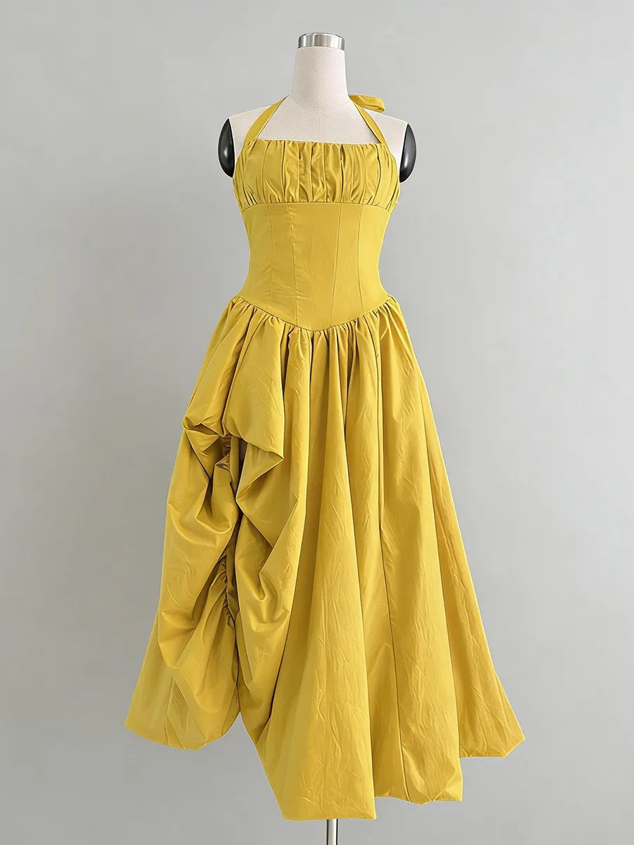 The Solana Halter Maxi Dress