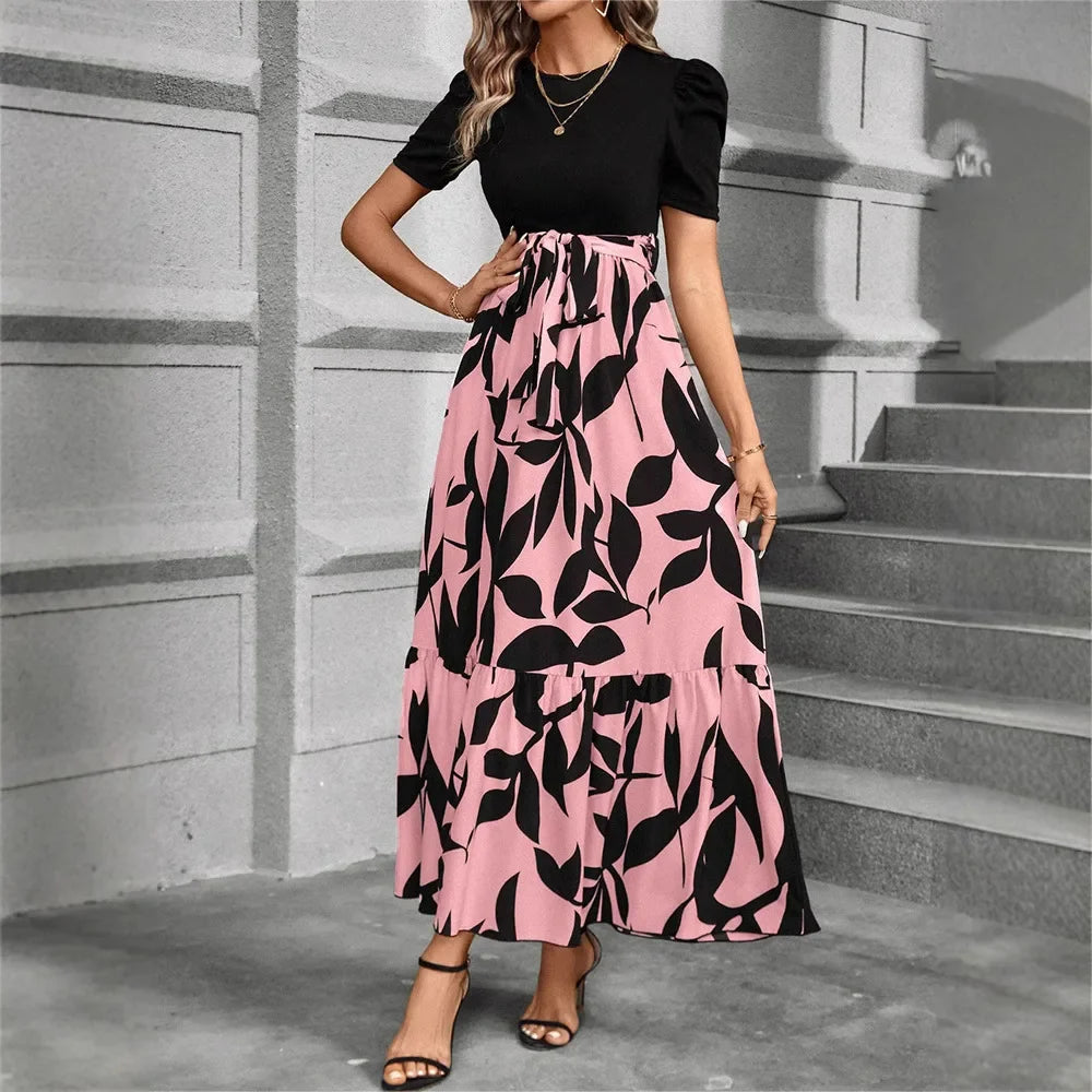 The Provence Floral Lace-Up Maxi Dress from the Soft & Sophisticated at Lavishly Me