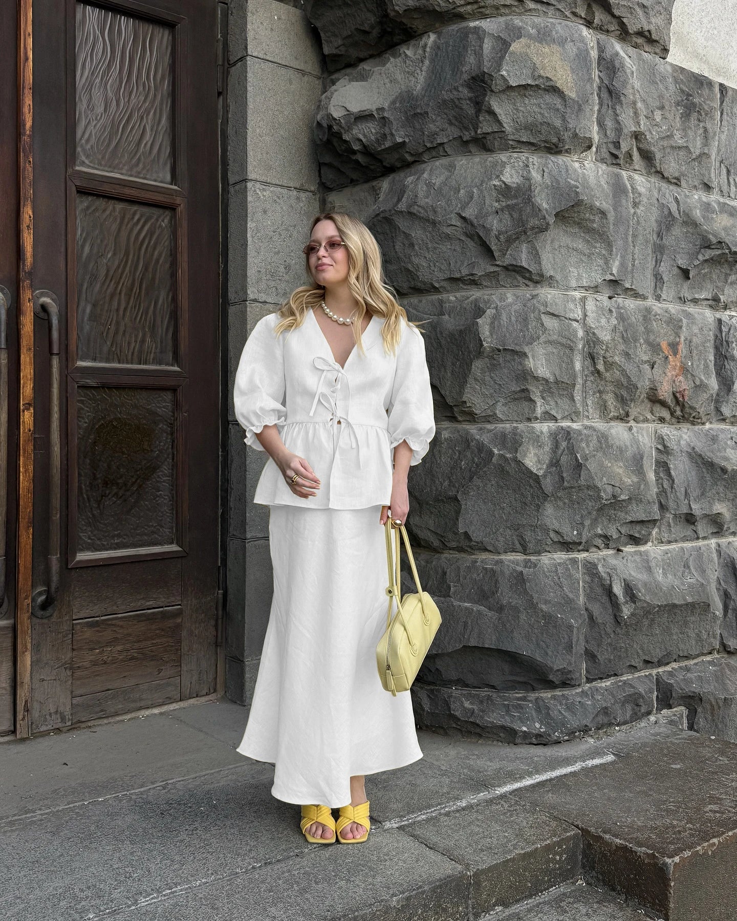 The Savannah Cotton Skirt Set from the Everyday Luxe at Lavishly Me