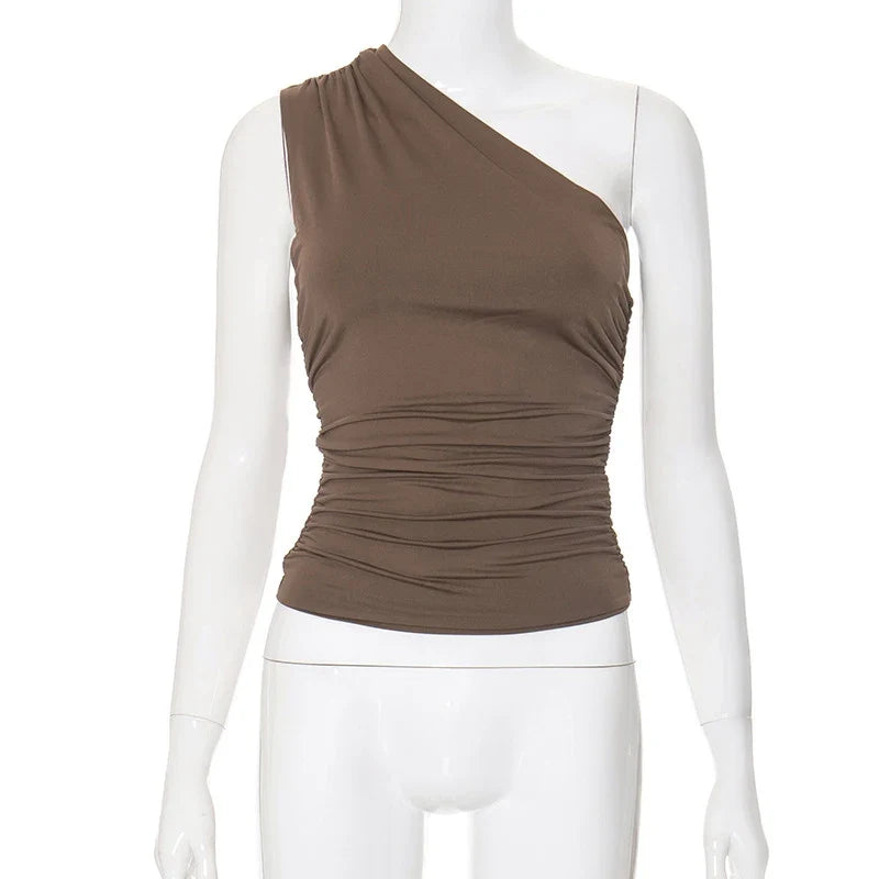 The Sienna One-Shoulder Tank from the Lavishly Me Edit at Lavishly Me