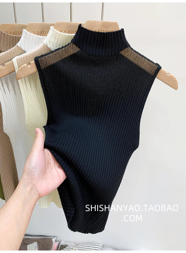 The Metro Mesh Knit Top from the After Dark at Lavishly Me