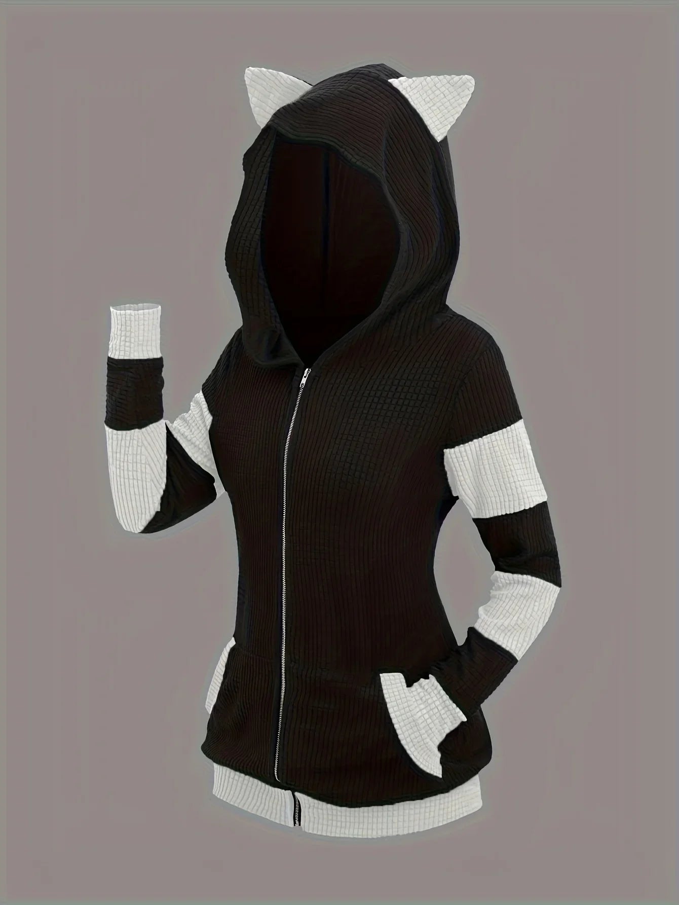 The Aspen Colorblock Ear Hoodie from the Lavishly Me Edit at Lavishly Me