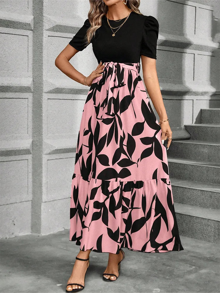The Provence Floral Lace-Up Maxi Dress from the Soft & Sophisticated at Lavishly Me