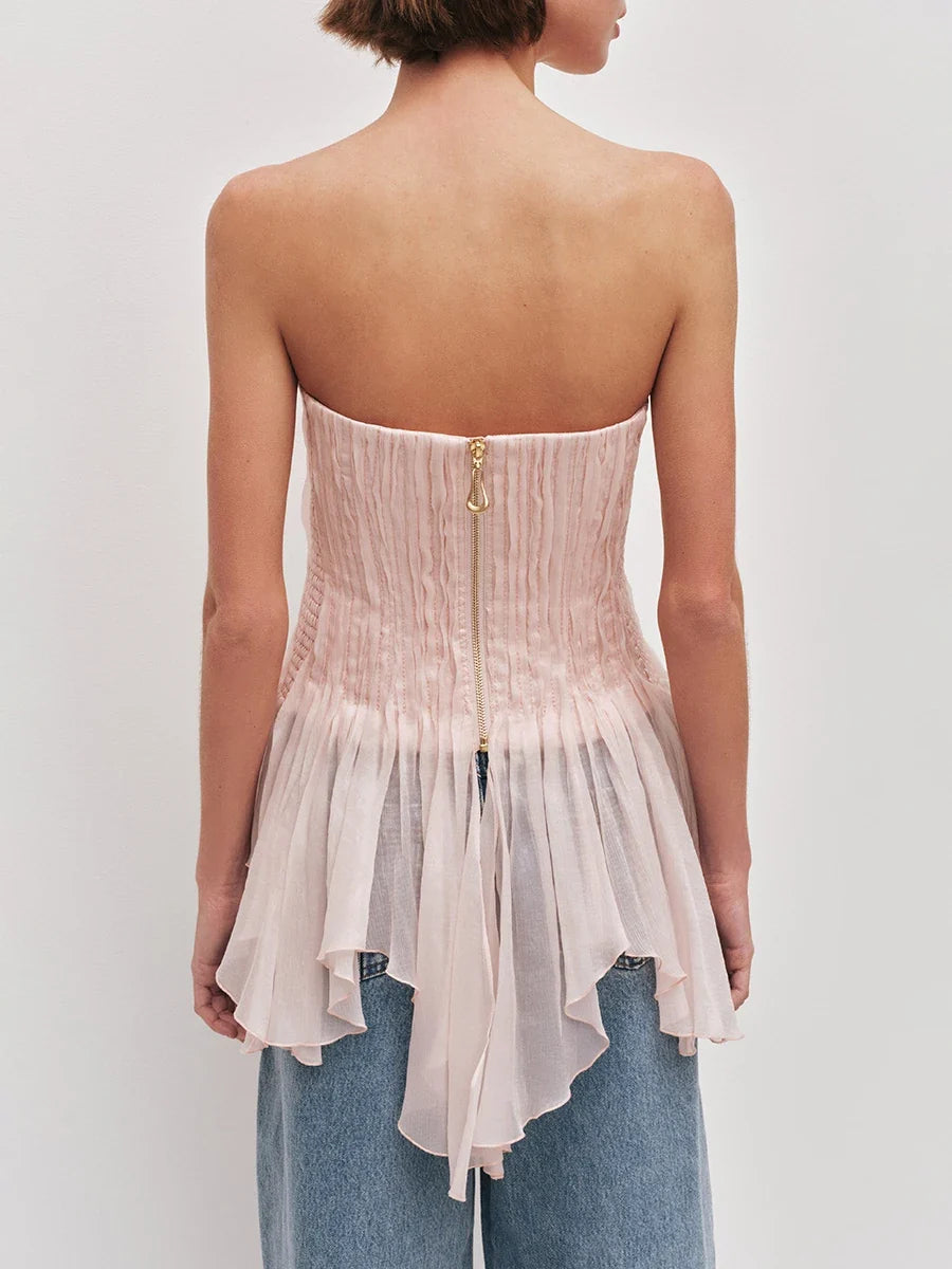 The Camille Sculpted Strapless Vest from the Lavishly Me Edit at Lavishly Me