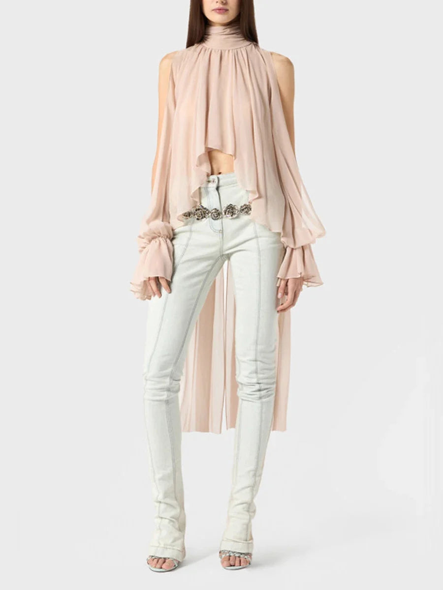 The Sable Minimalist Off-Shoulder Blouse from the After Dark at Lavishly Me