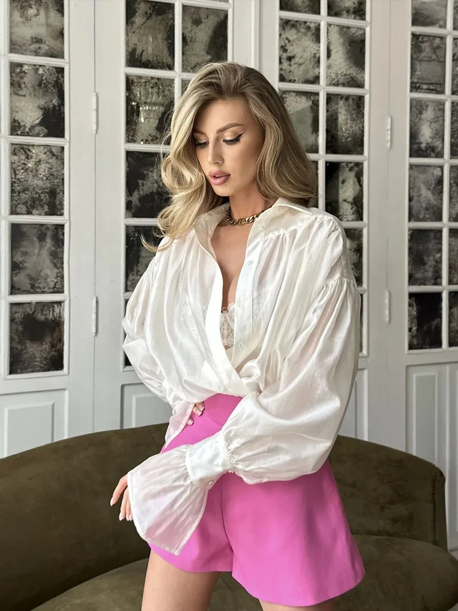 The Bellamy Flare-Sleeve Blouse from the Lavishly Me Edit at Lavishly Me