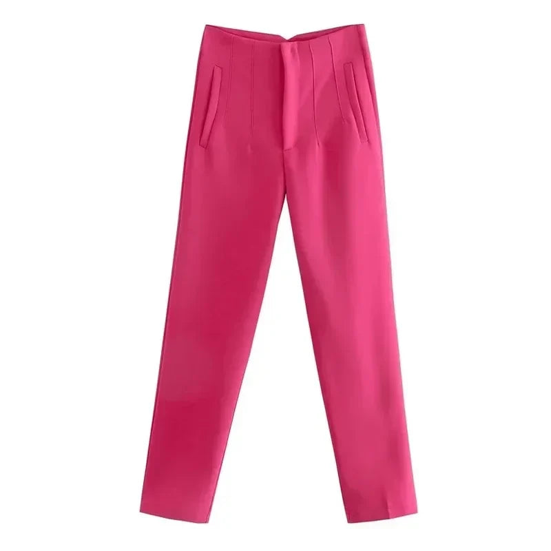 The Sutton High-Waist Cropped Trousers from the Boss Energy at Lavishly Me